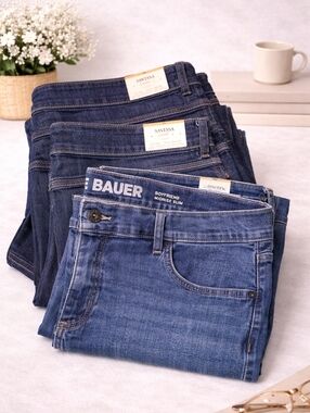 NWT Jeans Bundle Size 16 Santana Eddie Bauer 3 Pair Lot Denim